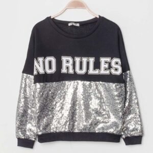 Bluza dama cu paiete No Rules